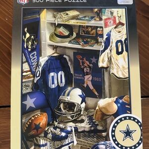 NFL Dallas Cowboys Memorabilia Puzzle - Blue, White, and Gold